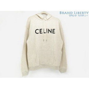 Celine Loose Hoodie Fleece Sweatshirt Cream Ivory White Black